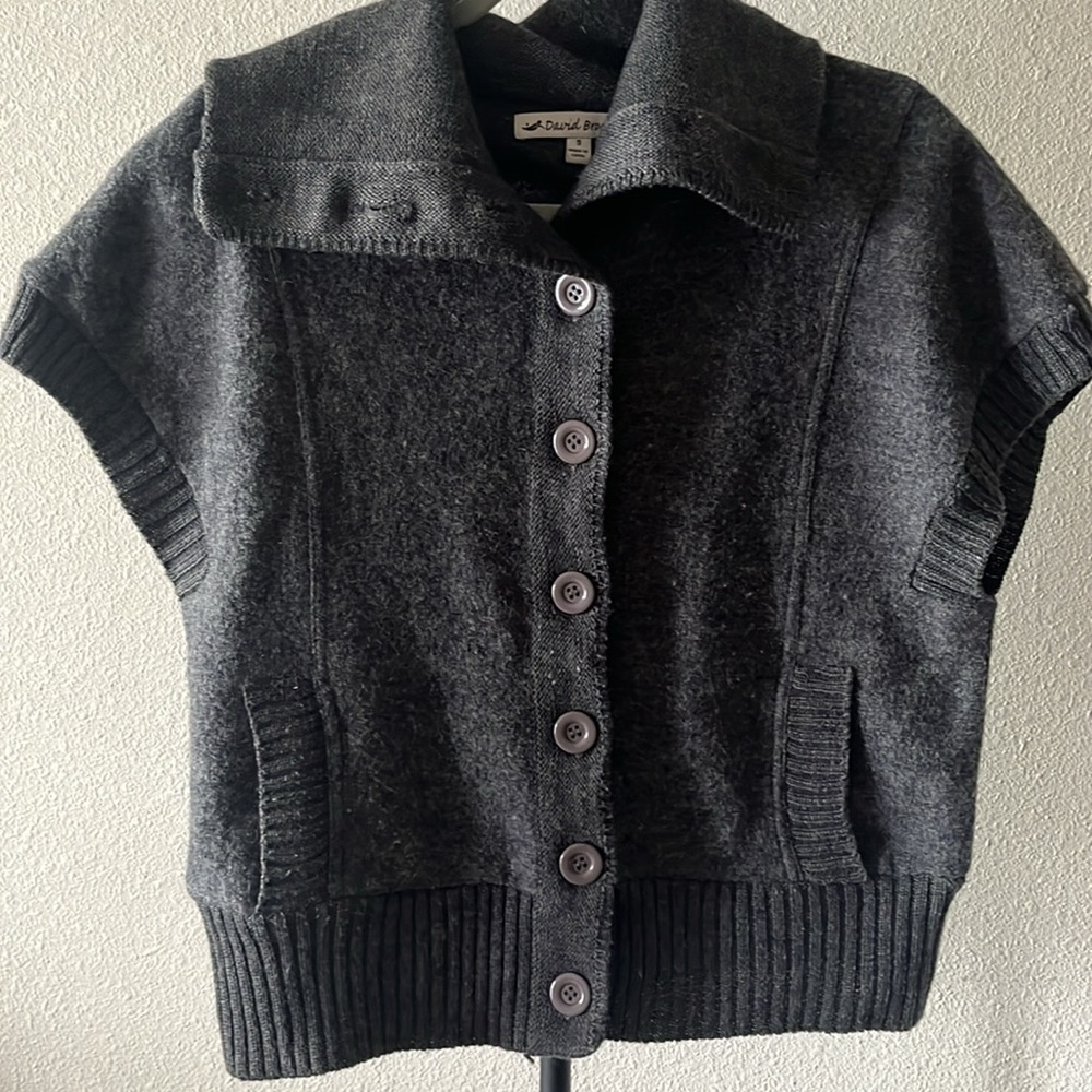 Wool Vest by David Brooks size small